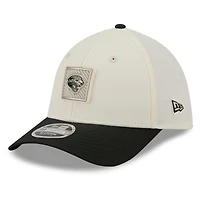 Men's New Era  Cream/Black Jacksonville Jaguars 2026 NFL Training Camp 39THIRTY Flex Hat