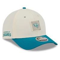 Men's New Era  Cream/Teal Jacksonville Jaguars 2026 NFL Training Camp 9FORTY Adjustable Hat