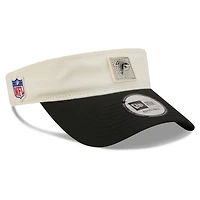 Men's New Era  Cream/Black Atlanta Falcons 2026 NFL Training Camp Adjustable Visor