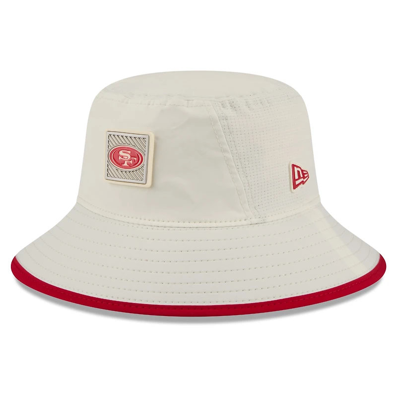 Men's New Era Cream San Francisco 49ers 2026 NFL Training Camp Sport Bucket Hat