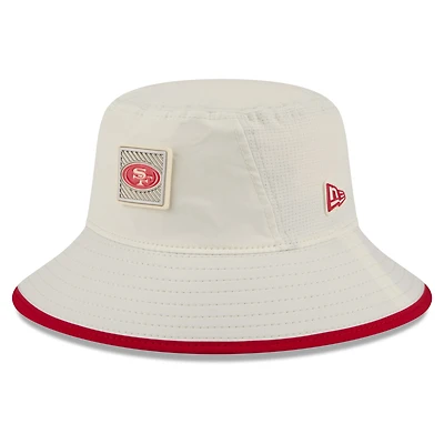 Men's New Era  Cream San Francisco 49ers 2026 NFL Training Camp Sport Bucket Hat