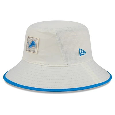 Men's New Era Cream Detroit Lions 2026 NFL Training Camp Sport Bucket Hat