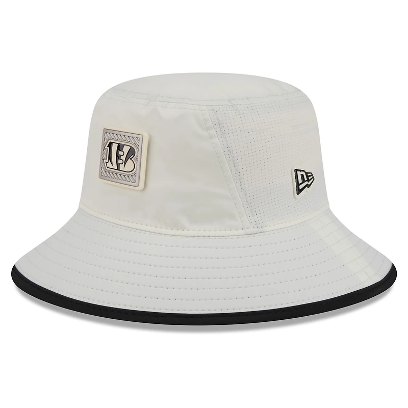 Men's New Era  Cream Cincinnati Bengals 2026 NFL Training Camp Sport Bucket Hat