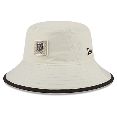 Men's New Era Cream Cleveland Browns 2026 NFL Training Camp Sport Bucket Hat