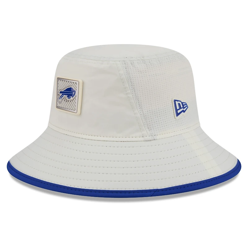 Men's New Era Cream Buffalo Bills 2026 NFL Training Camp Sport Bucket Hat
