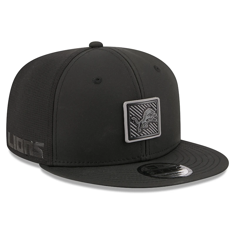 Men's New Era Black Detroit Lions 2026 NFL Training Camp 9FIFTY Adjustable Hat