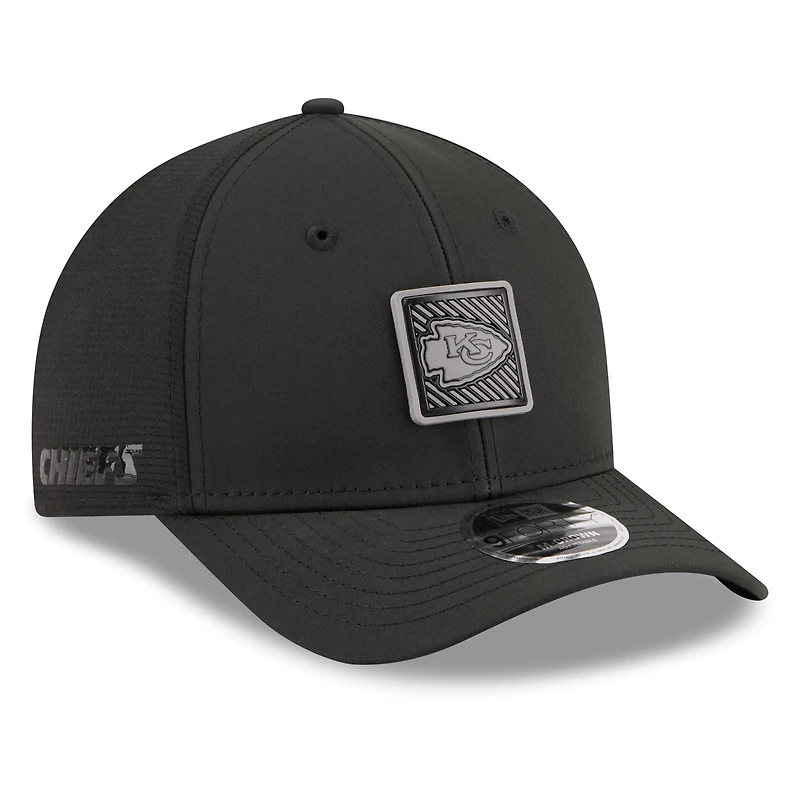 Men's New Era Black Kansas City Chiefs 2026 NFL Training Camp 9FORTY Adjustable Hat
