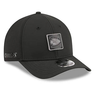 Men's New Era Black Kansas City Chiefs 2026 NFL Training Camp 9FORTY Adjustable Hat