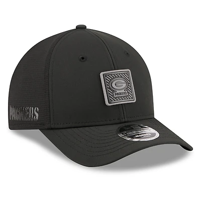 Men's New Era Black Green Bay Packers 2026 NFL Training Camp 9FORTY Adjustable Hat