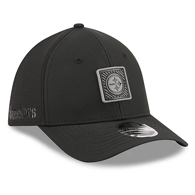 Men's New Era  Black Pittsburgh Steelers 2026 NFL Training Camp 39THIRTY Flex Hat