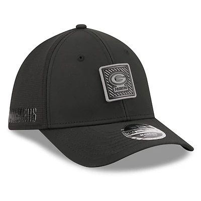 Men's New Era  Black Green Bay Packers 2026 NFL Training Camp 39THIRTY Flex Hat