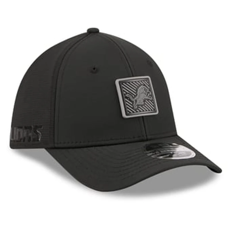 Men's New Era Black Detroit Lions 2026 NFL Training Camp 39THIRTY Flex Hat