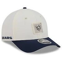 Youth New Era Cream/Navy Chicago Bears 2026 Training Camp 9FORTY M-Crown Adjustable Hat