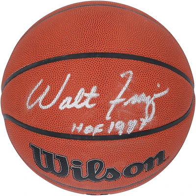 Walt Frazier New York Knicks Autographed Wilson Authentic Series Indoor/Outdoor Basketball with "HOF 1987" Inscription