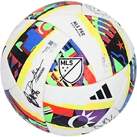 Charlotte FC Autographed Match-Used adidas Soccer Ball from the 2024 MLS Season with at least 8 Signatures - AE38396