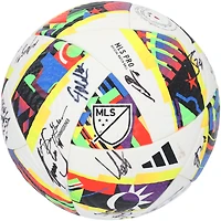 Sporting Kansas City Autographed Match-Used adidas Soccer Ball from the 2024 MLS Season with at least 10 Signatures