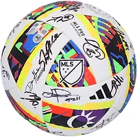 Nashville SC Autographed Match-Used adidas Soccer Ball from the 2024 MLS Season with at least Signatures
