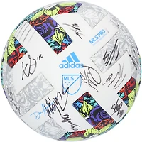 Orlando City SC Autographed Match-Used adidas Soccer Ball from the MLS Season with at least Signatures