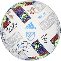 New England Revolution Autographed Match-Used adidas Soccer Ball from the 2022 MLS Season with at least 8 Signatures
