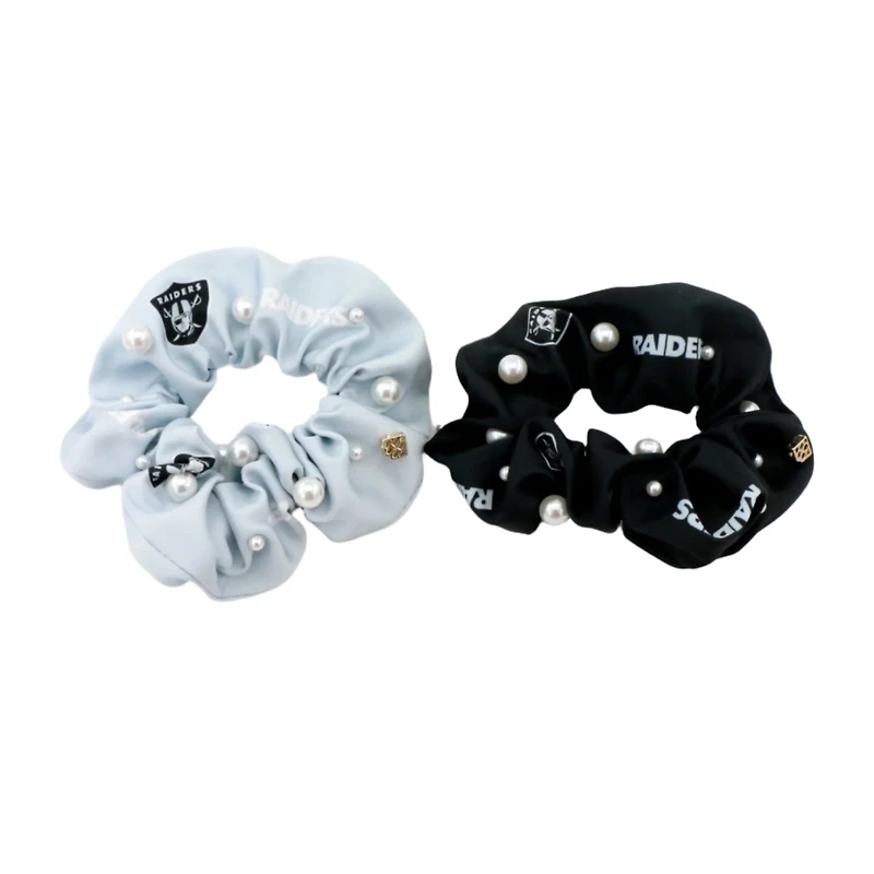 Brianna Cannon  Las Vegas Raiders 2-Pack Dual Scrunchie Set