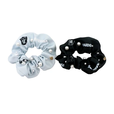 Brianna Cannon  Las Vegas Raiders 2-Pack Dual Scrunchie Set