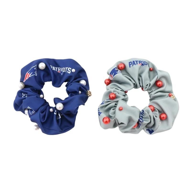 Brianna Cannon  New England Patriots 2-Pack Dual Scrunchie Set