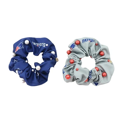 Brianna Cannon  New England Patriots 2-Pack Dual Scrunchie Set
