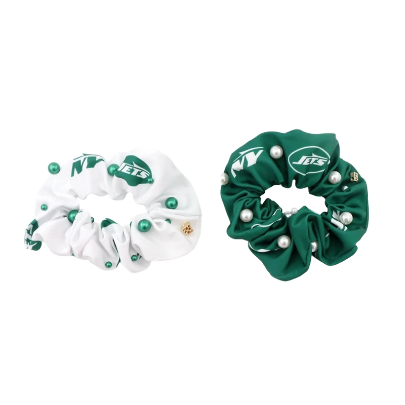 Brianna Cannon  New York Jets 2-Pack Dual Scrunchie Set