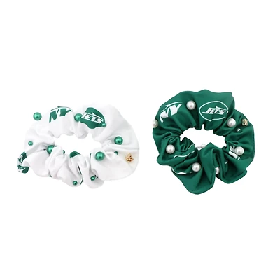 Brianna Cannon  New York Jets 2-Pack Dual Scrunchie Set