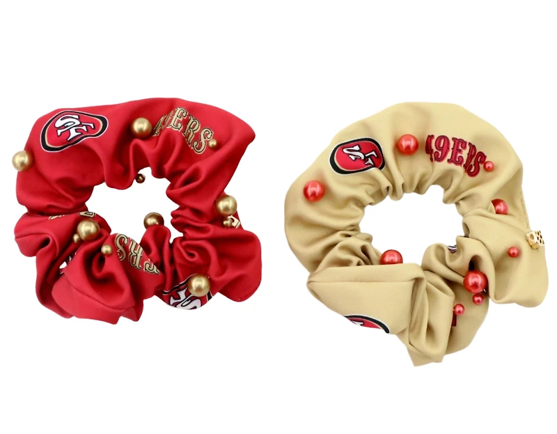 Brianna Cannon  San Francisco 49ers 2-Pack Dual Scrunchie Set