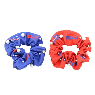 Brianna Cannon  Buffalo Bills 2-Pack Dual Scrunchie Set