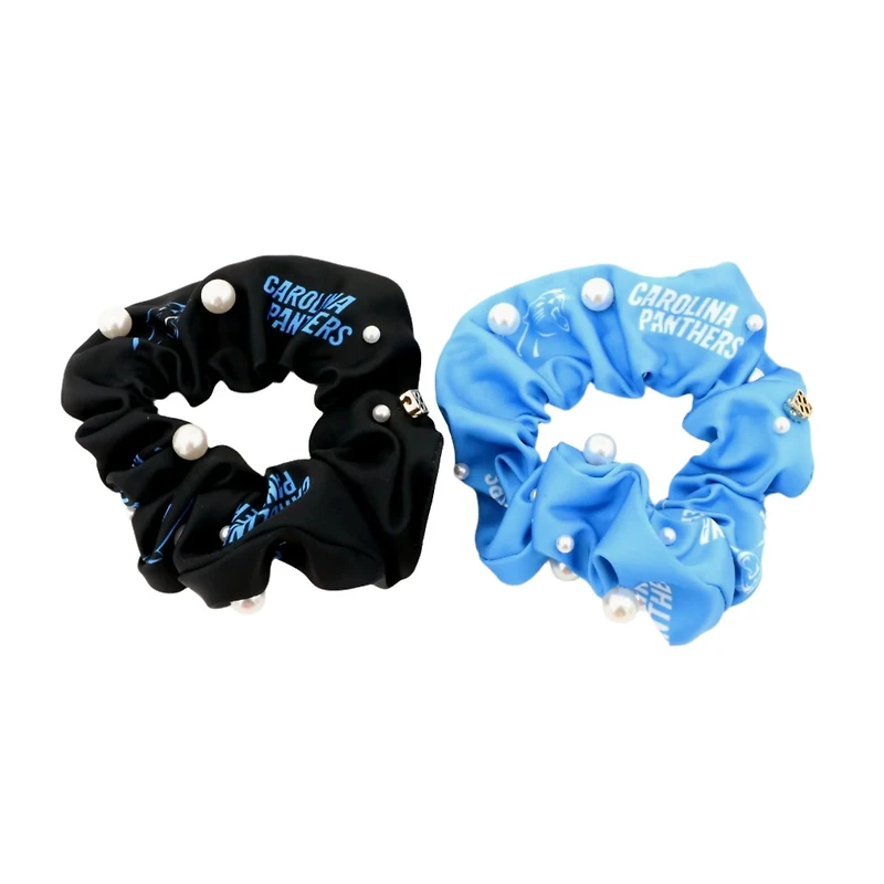 Brianna Cannon Carolina Panthers 2-Pack Dual Scrunchie Set