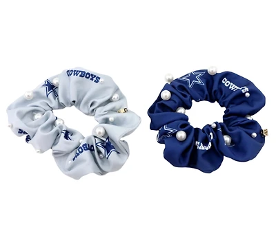 Brianna Cannon  Dallas Cowboys 2-Pack Dual Scrunchie Set