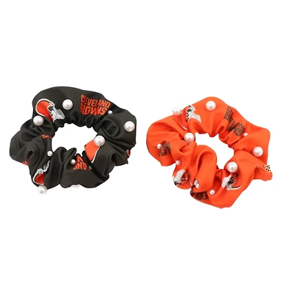Brianna Cannon  Cleveland Browns 2-Pack Dual Scrunchie Set