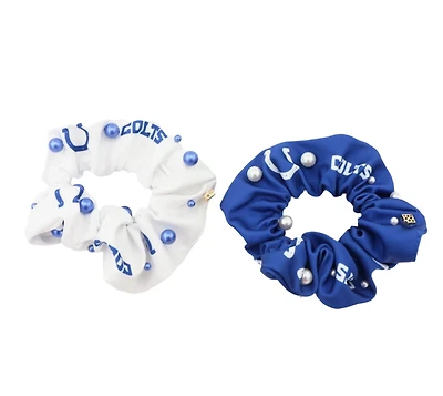 Brianna Cannon  Indianapolis Colts 2-Pack Dual Scrunchie Set