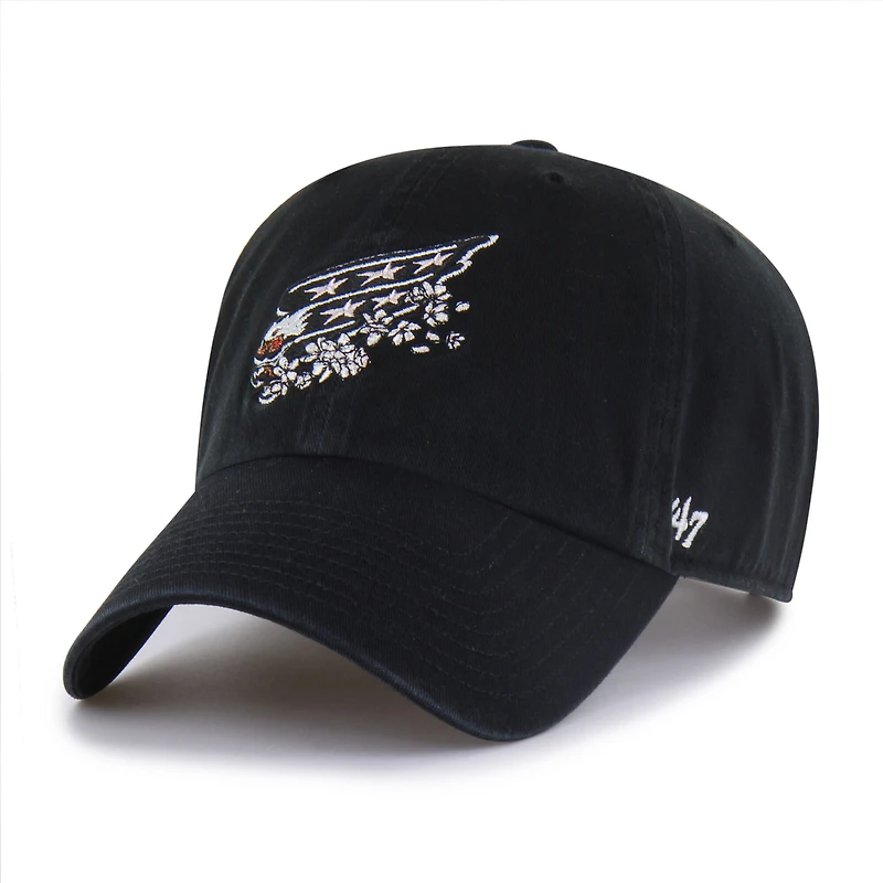 Men's '47  Black Washington Capitals Alternate Clean Up Adjustable Hat