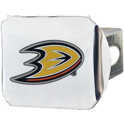 Logo Brands  Anaheim Ducks Color on Chrome Hitch Cover