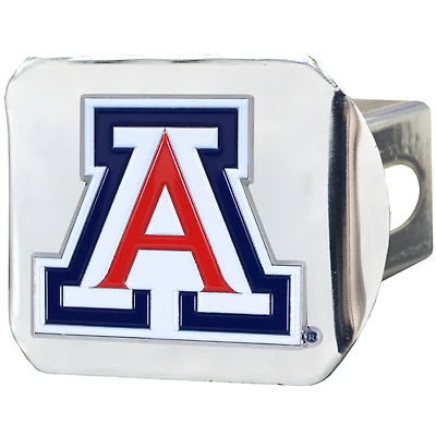 Logo Brands  Arizona Wildcats Color on Chrome Hitch Cover