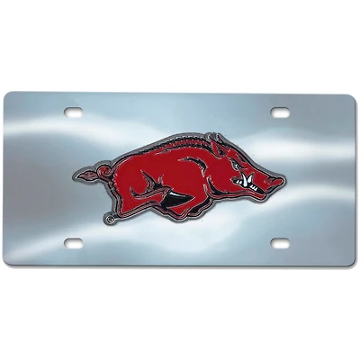 Logo Brands  Arkansas Razorbacks Diecast License Plate