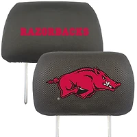 Logo Brands  Arkansas Razorbacks Car Head Rest Cover
