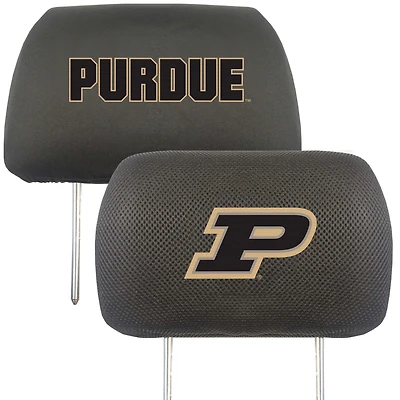 Logo Brands  Purdue Boilermakers Car Head Rest Cover
