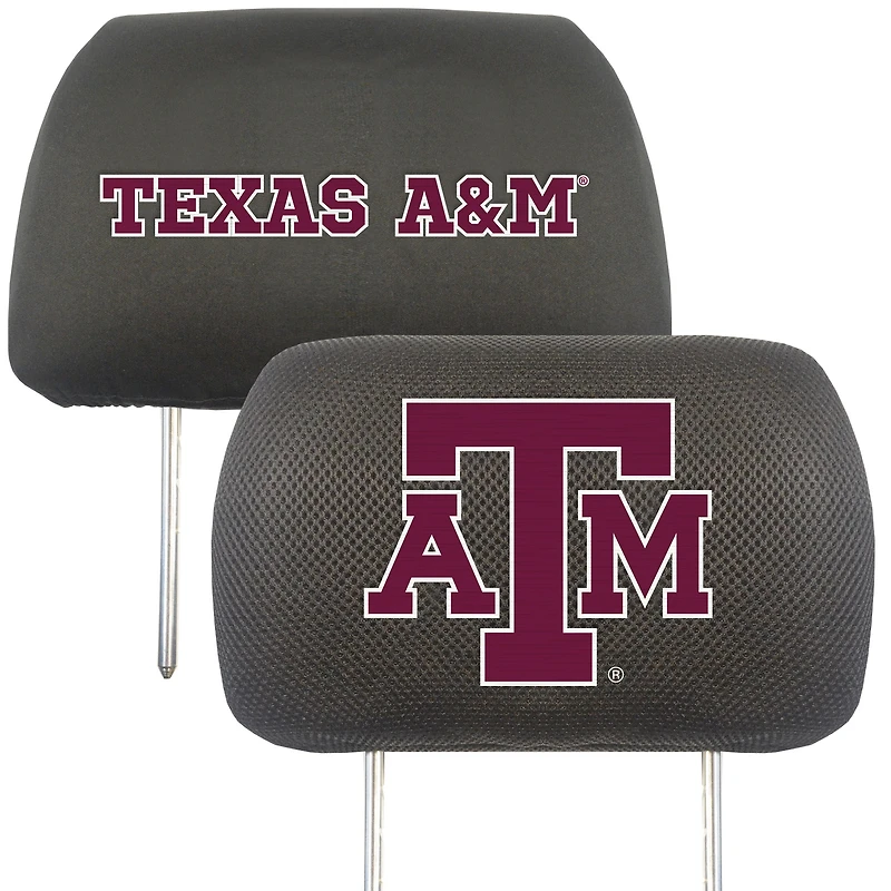 Logo Brands Texas A&M Aggies Car Head Rest Cover