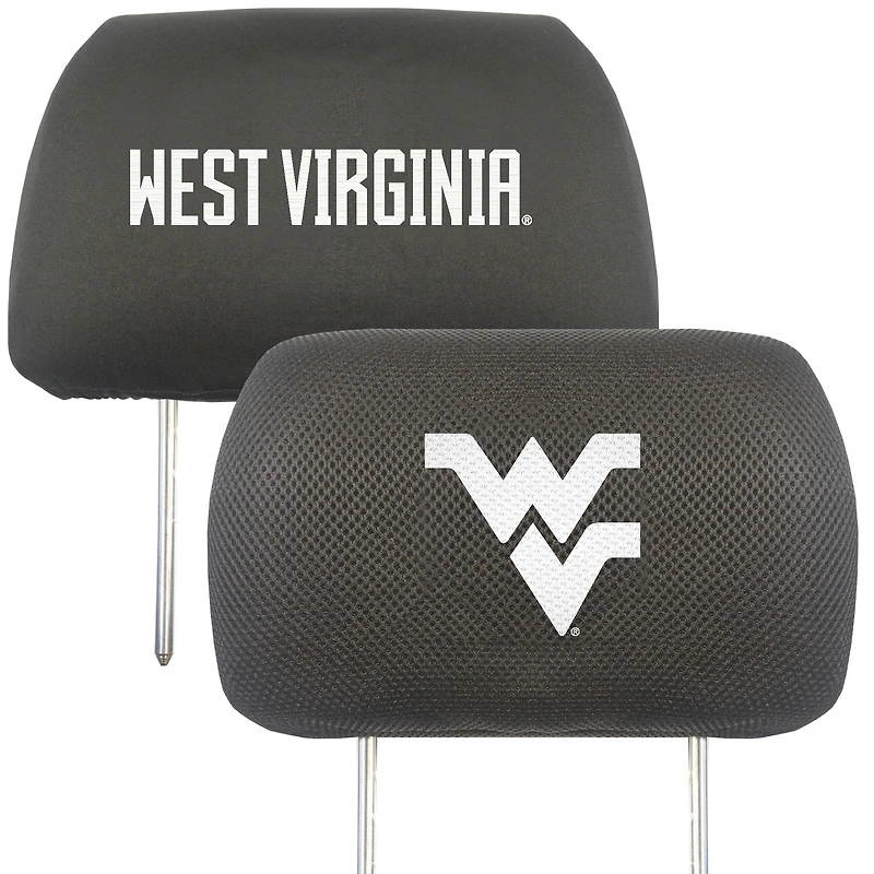 Logo Brands  West Virginia Mountaineers Car Head Rest Cover