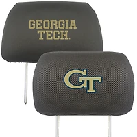 Logo Brands  Georgia Tech Yellow Jackets Car Head Rest Cover