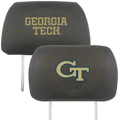 Logo Brands Georgia Tech Yellow Jackets Car Head Rest Cover