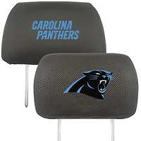 Logo Brands  Carolina Panthers Car Head Rest Cover