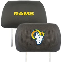 Logo Brands  Los Angeles Rams Car Head Rest Cover