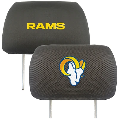Logo Brands  Los Angeles Rams Car Head Rest Cover