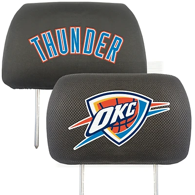 Logo Brands  Oklahoma City Thunder Car Head Rest Cover