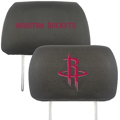 Logo Brands  Houston Rockets Car Head Rest Cover